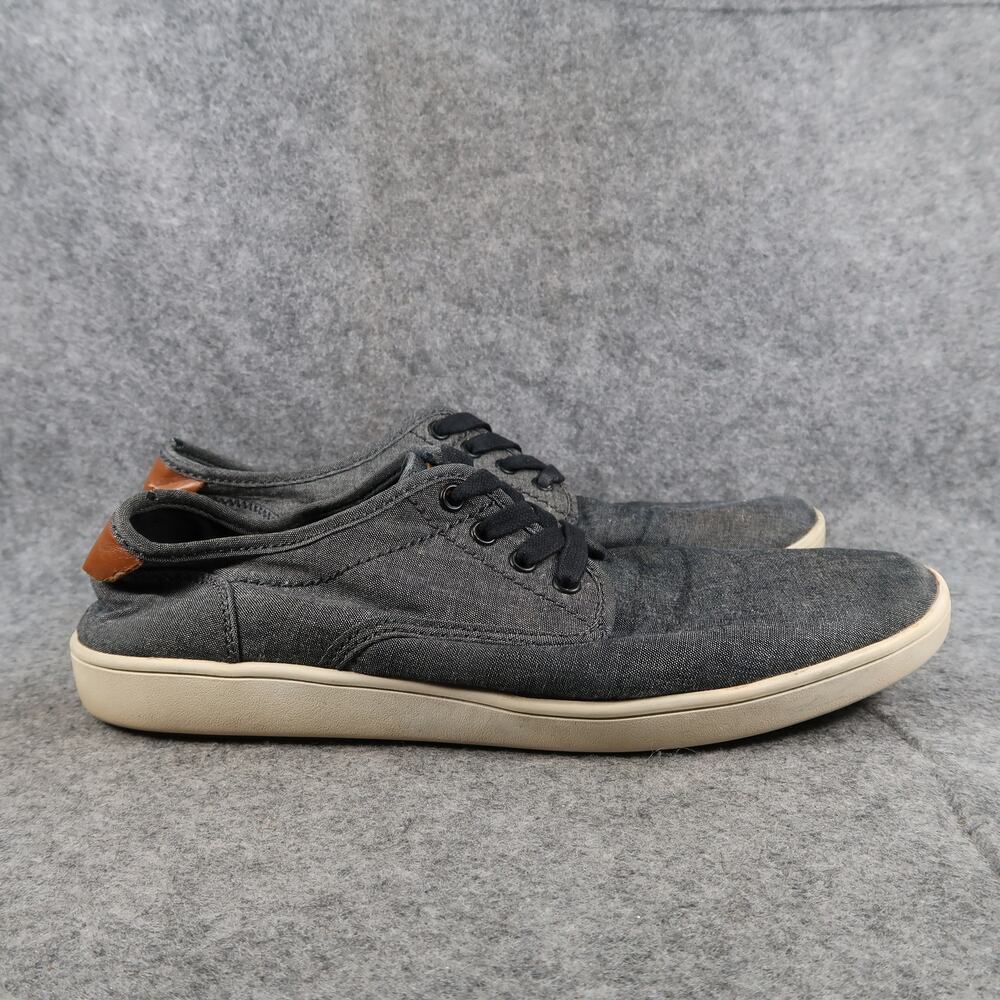 Steve Madden Shoes Mens 8.5 Casual Sneakers Lifestyle Lace Up Flat Comfort Gray